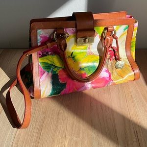 Vintage Brahmin Annabelle Leather Satchel